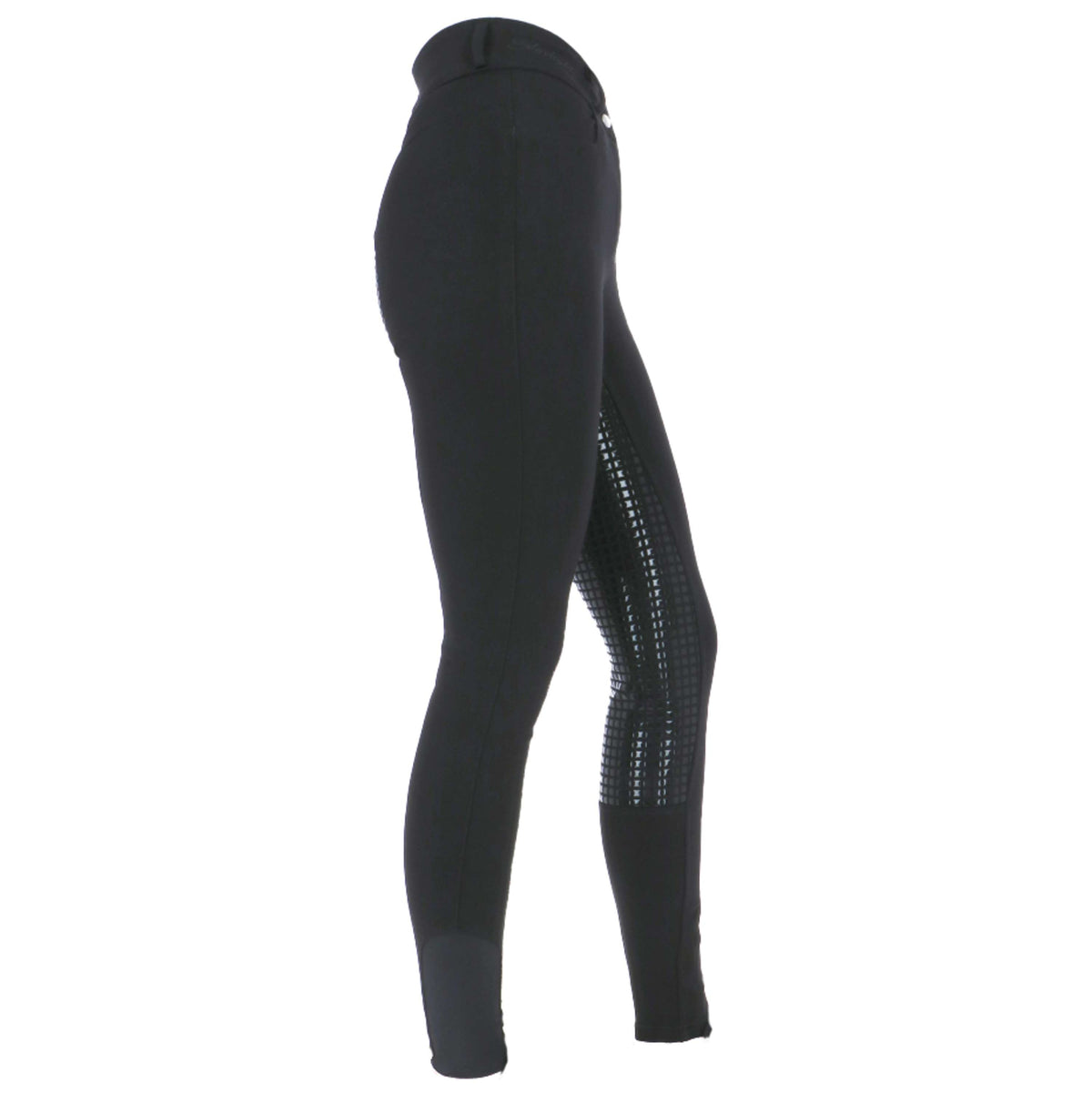 HKM Rijlegging Starlight 3/4 Silicoon zitvlak Zwart/Zwart