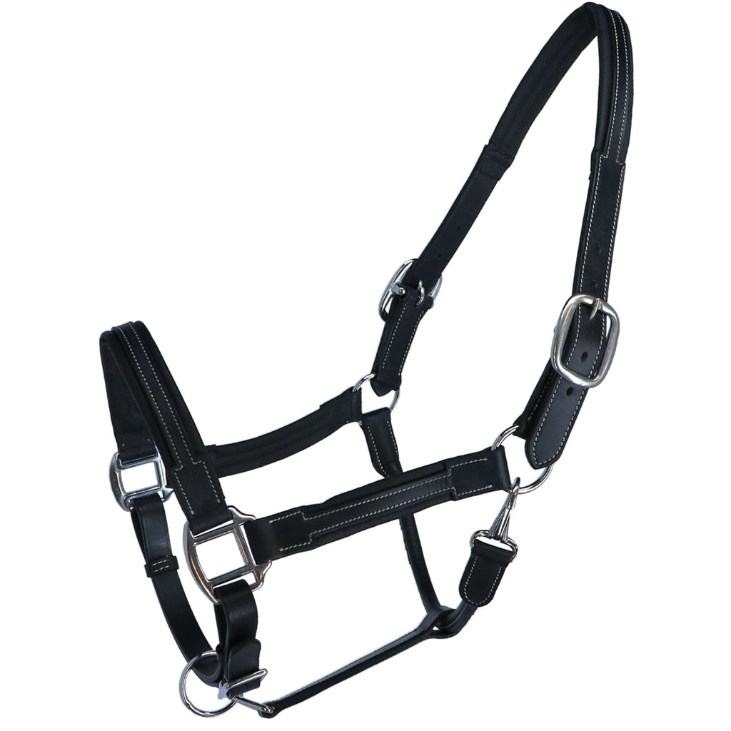 HKM Halster Soft Leer Zwart