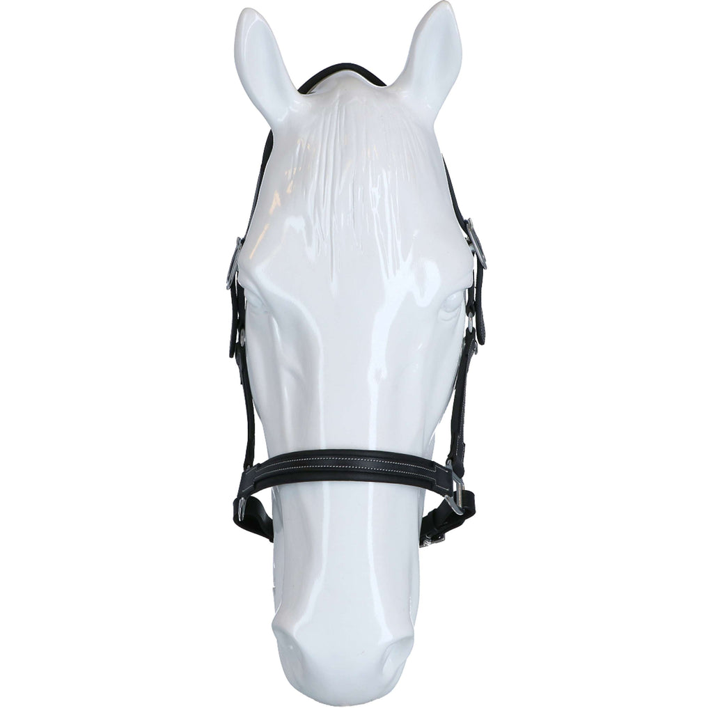 HKM Halster Soft Leer Zwart