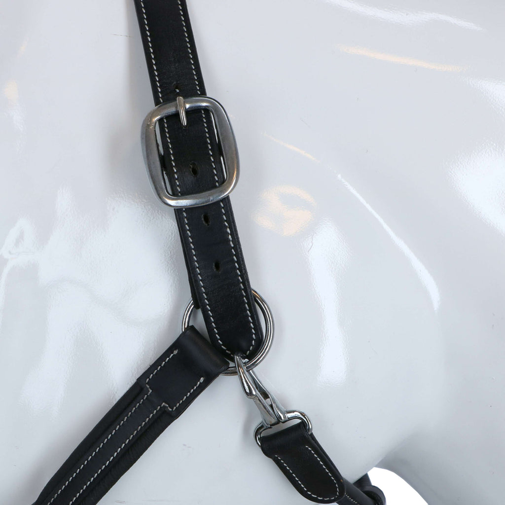 HKM Halster Soft Leer Zwart