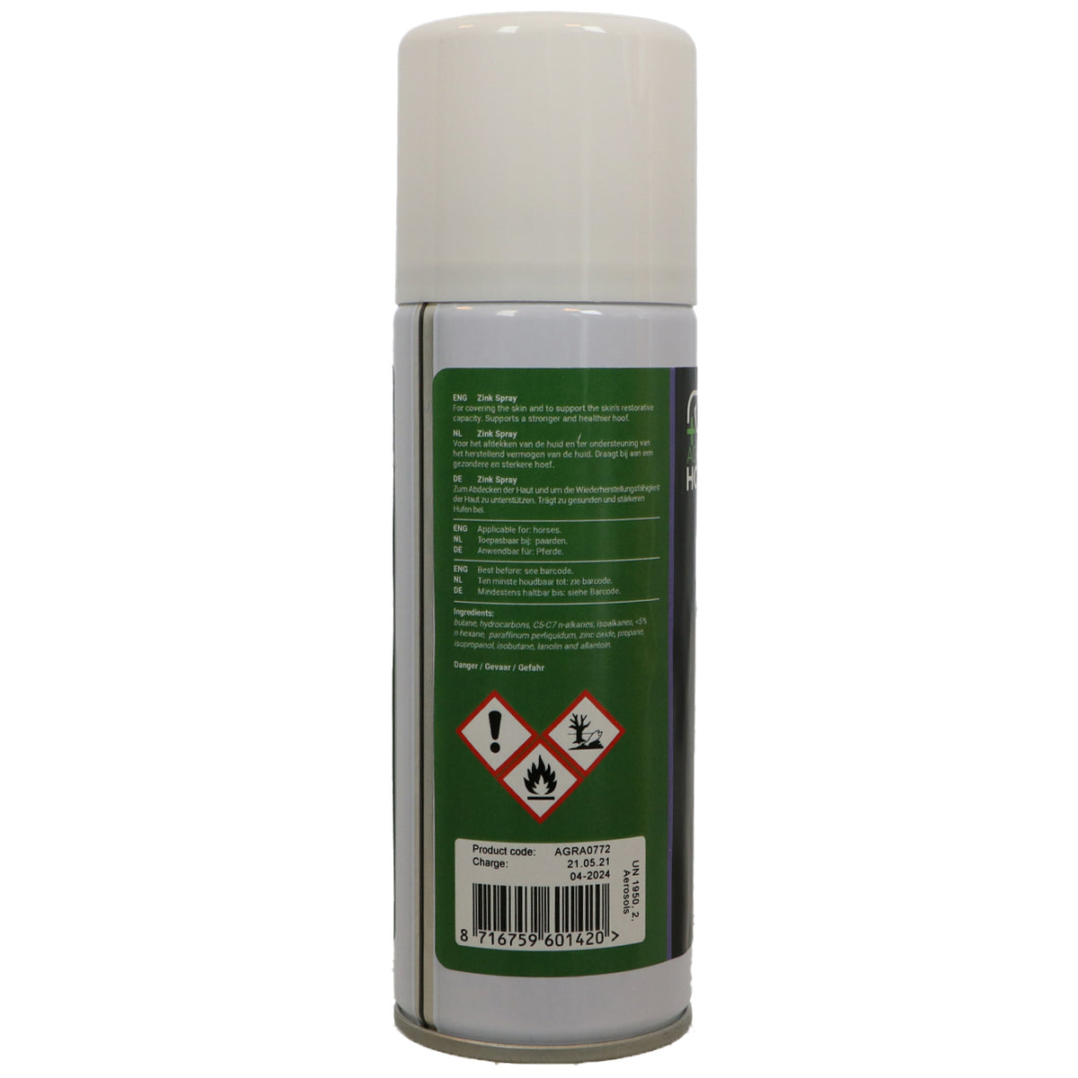 Agradi Horse Zink Spray voor Paarden