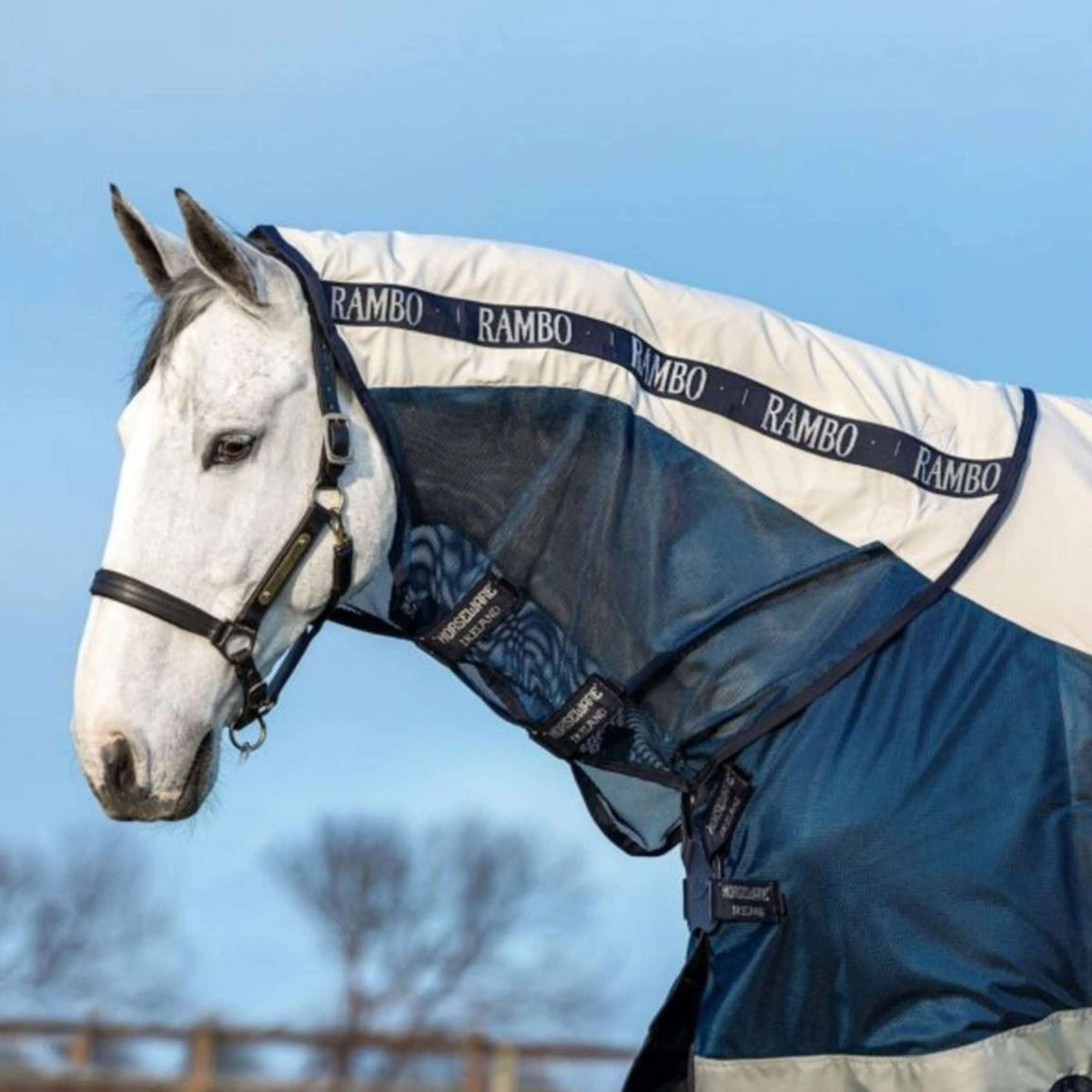 Rambo Summer Series Turnout 0g Navy/Grey