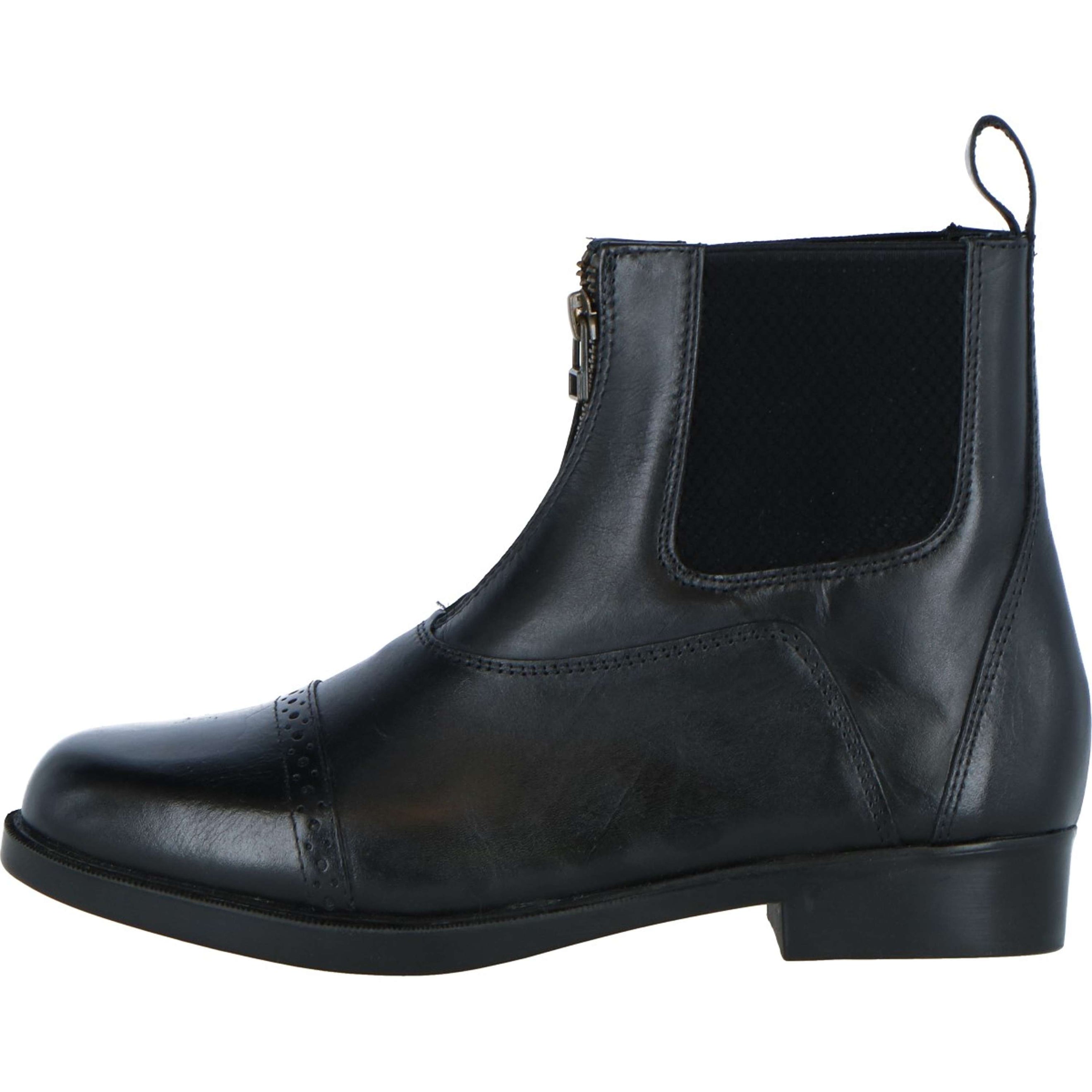 Harry's Horse Jodhpurs leder Hickstead zipper Zwart Harry's Horse Jodhpurs leder Hickstead zipper Zwart