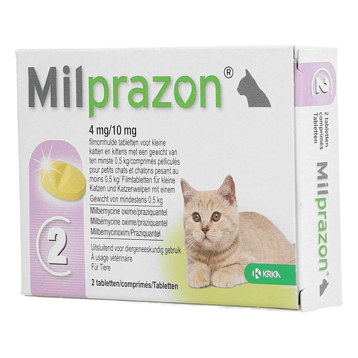 Milprazon Ontwormingsmiddel Kat 4mg