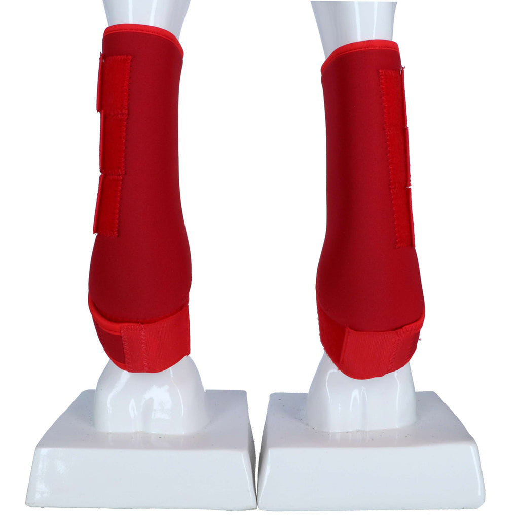 HKM Beenbeschermers Colour Neopreen Rood