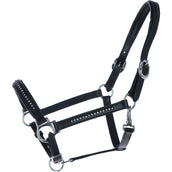 Harry's Horse Halster Leder Finesse Crystal Zwart