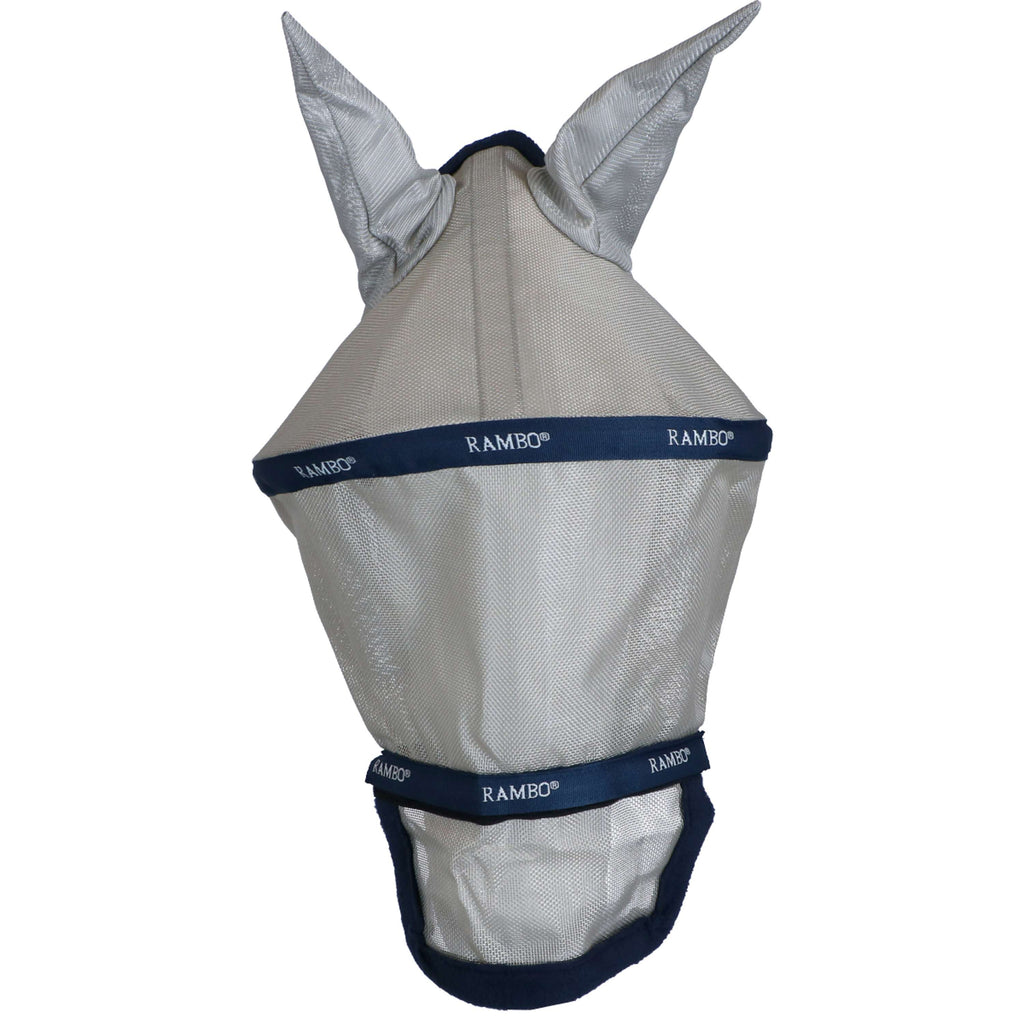 Rambo Fly Mask Navy/Silver