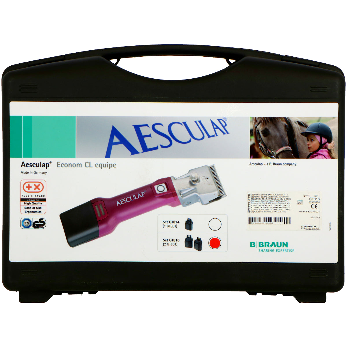 Aesculap Accuscheermachine Econom CL Equipe Paard