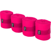 Shires Bandages Fleece Pink