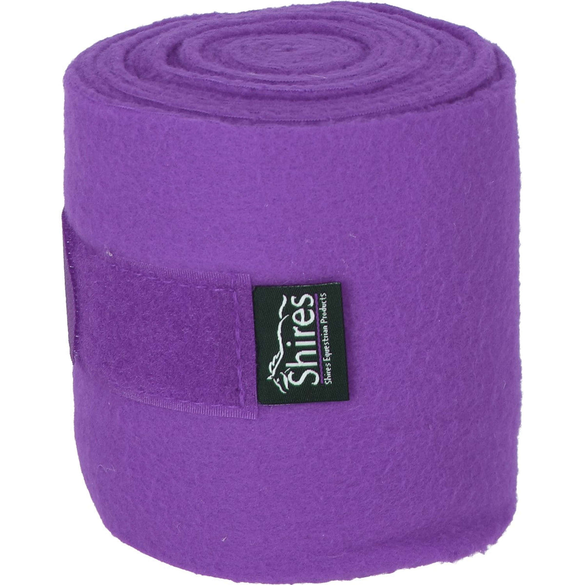 Shires Bandages Fleece Purple