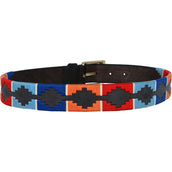 Shires Polo Riem Drover Turquoise/Red/Orange/Blue