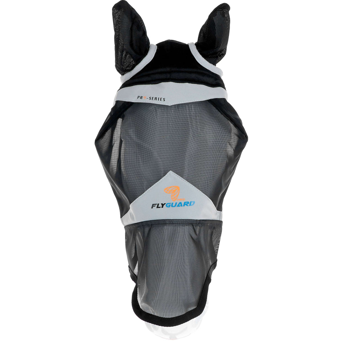 Shires Vliegenmasker met Oren & Neus Fine Mesh Zwart
