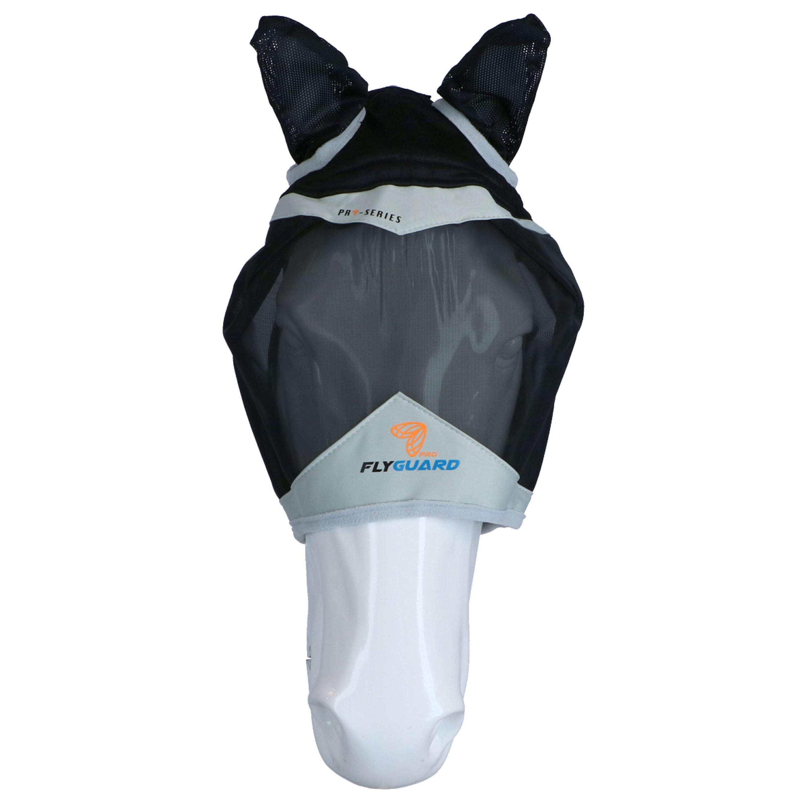 Shires Vliegenmasker met Oren Mesh Black Shires Vliegenmasker met Oren Mesh Black