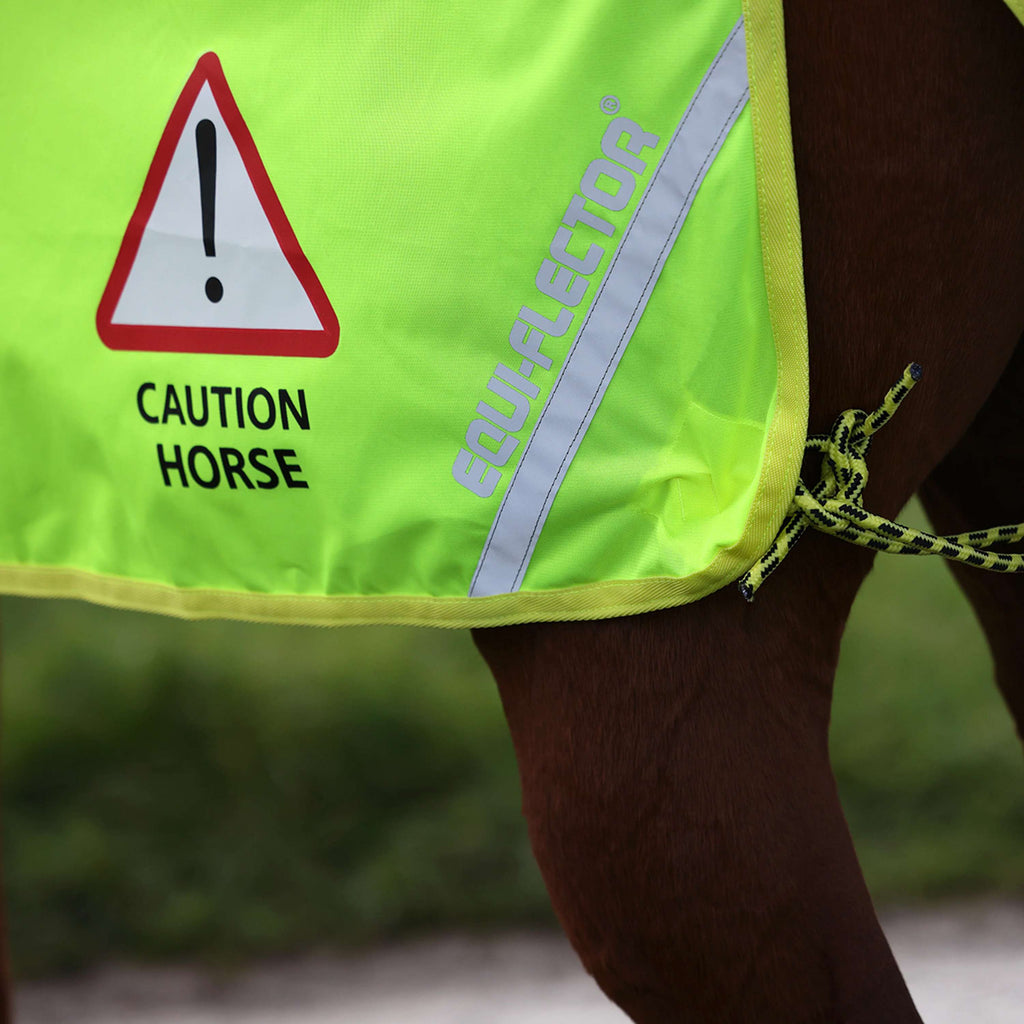 Equi-Flector by Shires Uitrijdeken Mesh Reflecterend Geel