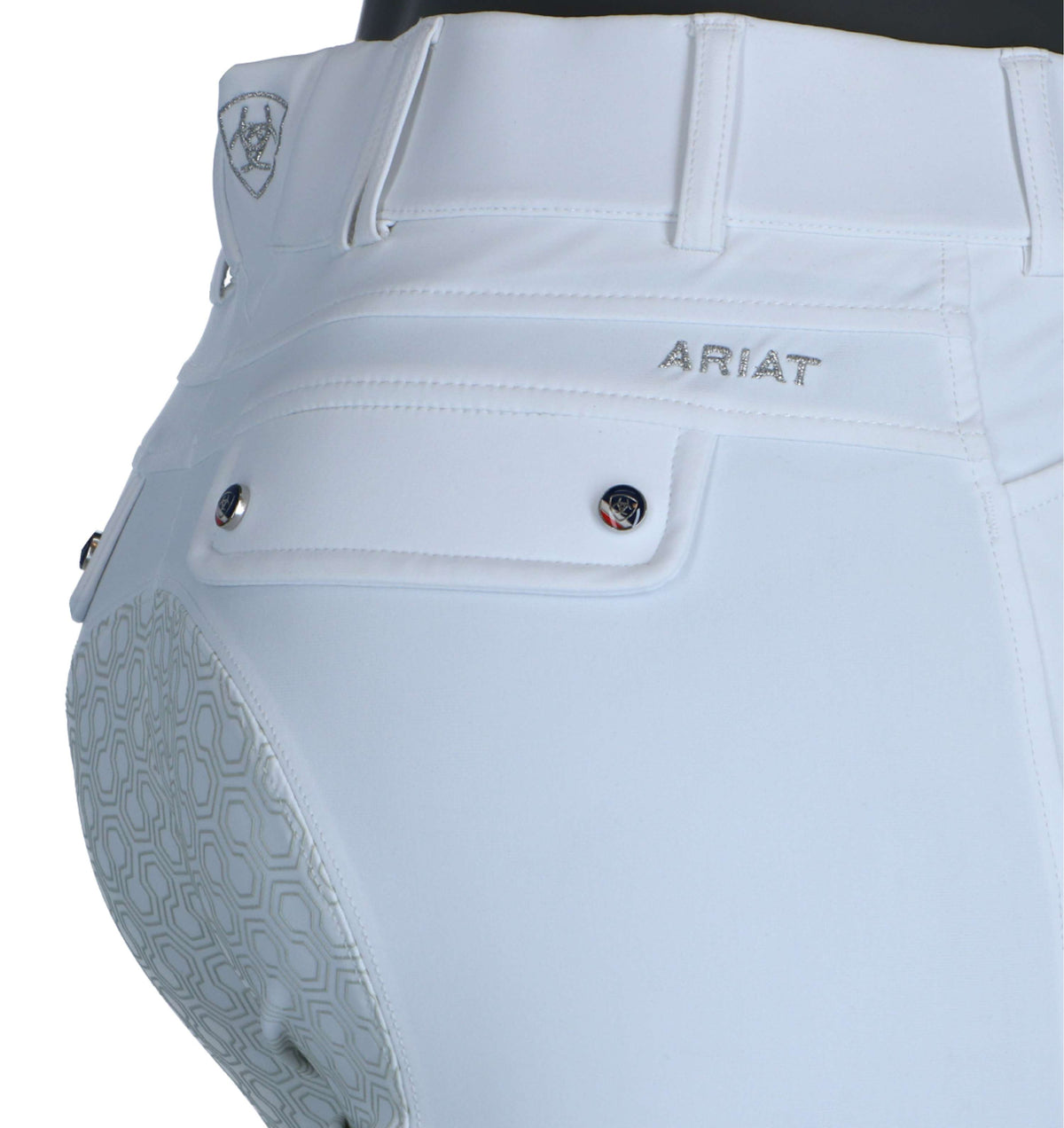 Ariat Rijbroek Tri Factor Grip Full Grip Woman's White