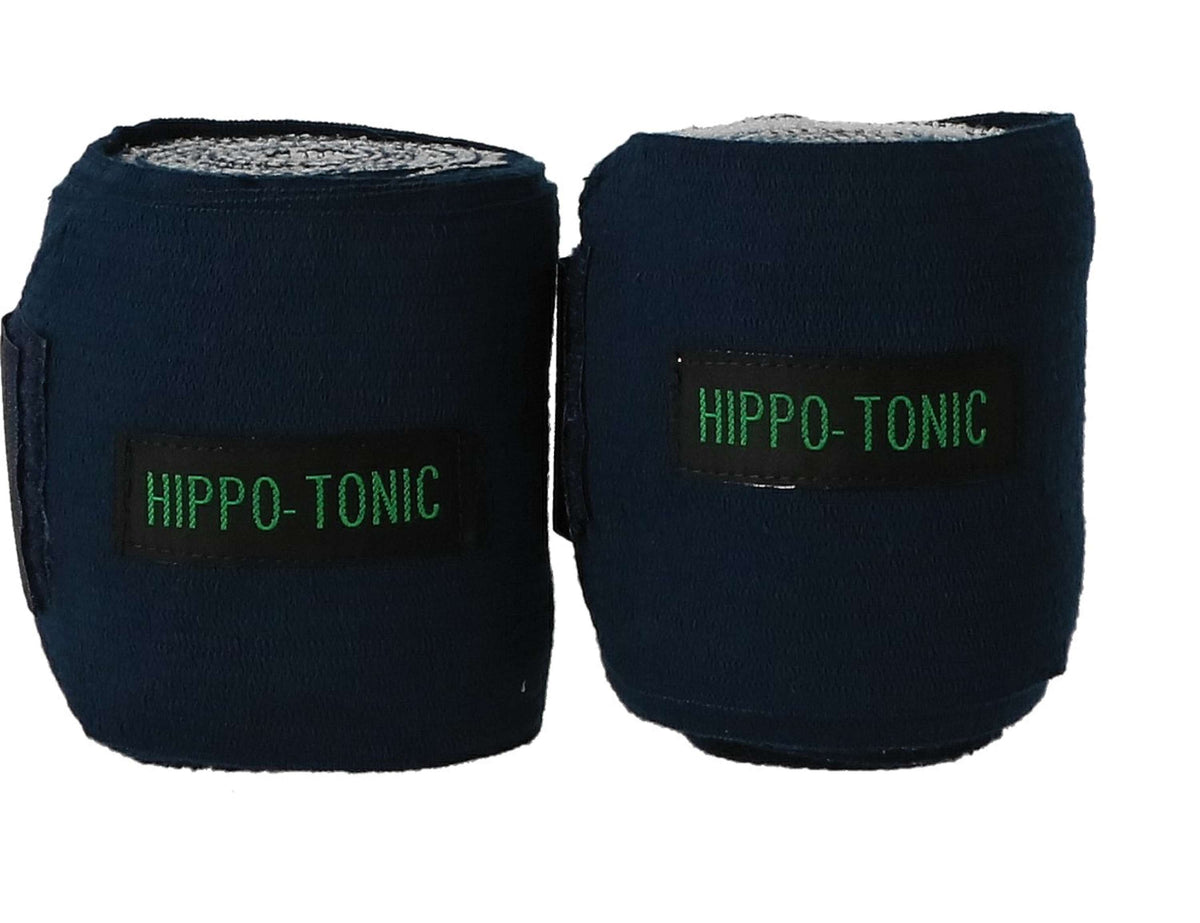 Hippotonic Werkbandages Elastisch met Onderlappen Marine Blauw