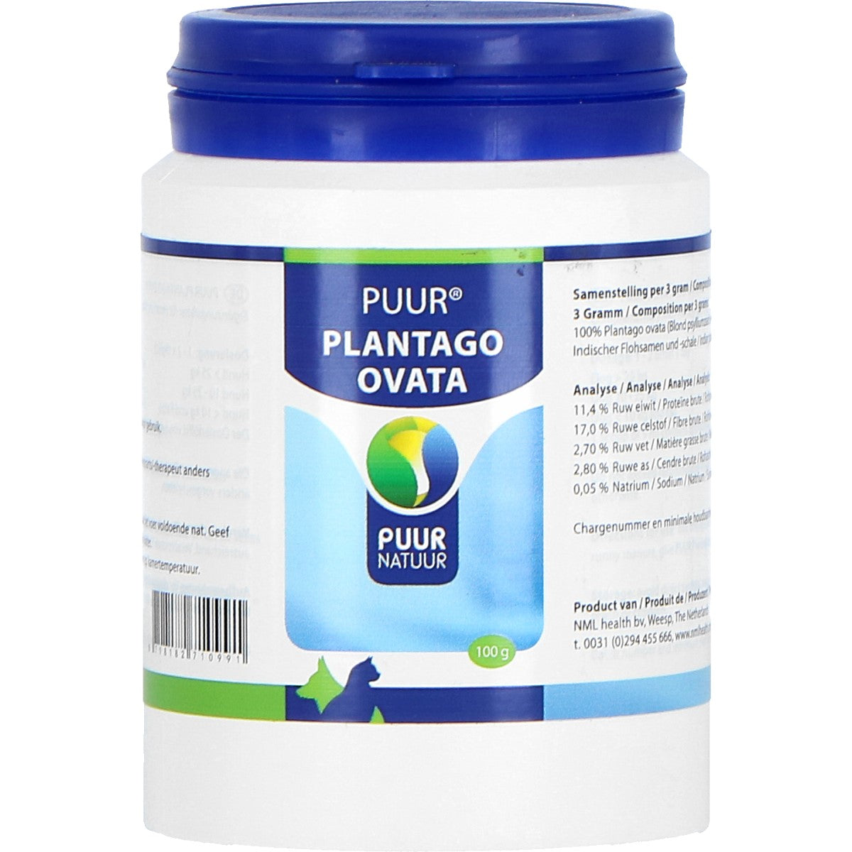 PUUR Plantago Ovata Hond/Kat