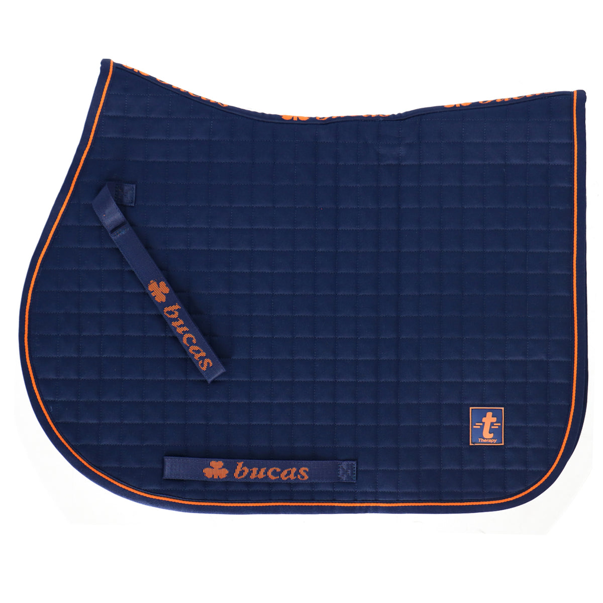 Bucas Therapy Zadeldekje Springen Navy/Orange