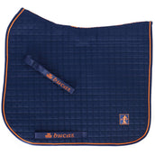 Bucas Therapy Zadeldekje Dressuur Navy/Orange