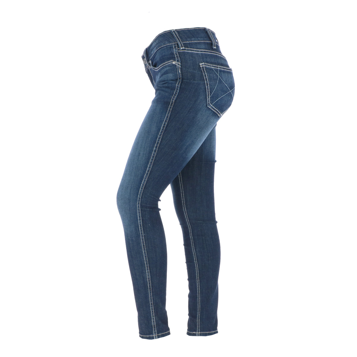 Ariat Western Denim R.E.A.L. Med Rise Skinny Ella Woman's Celestial