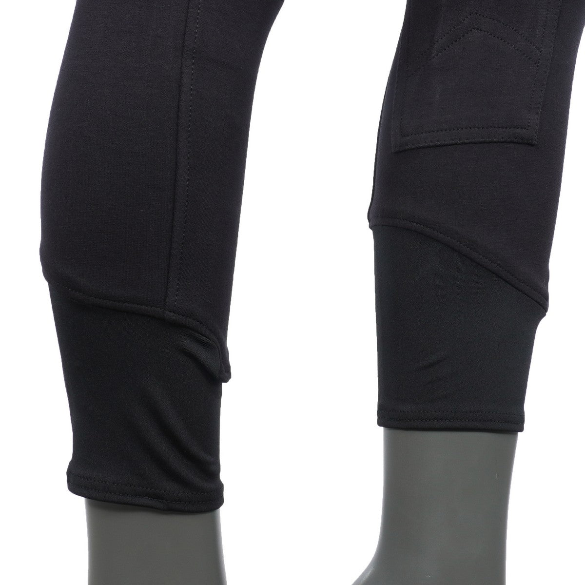 Saddlehugger Rijbroek Knee Patch Dames Zwart