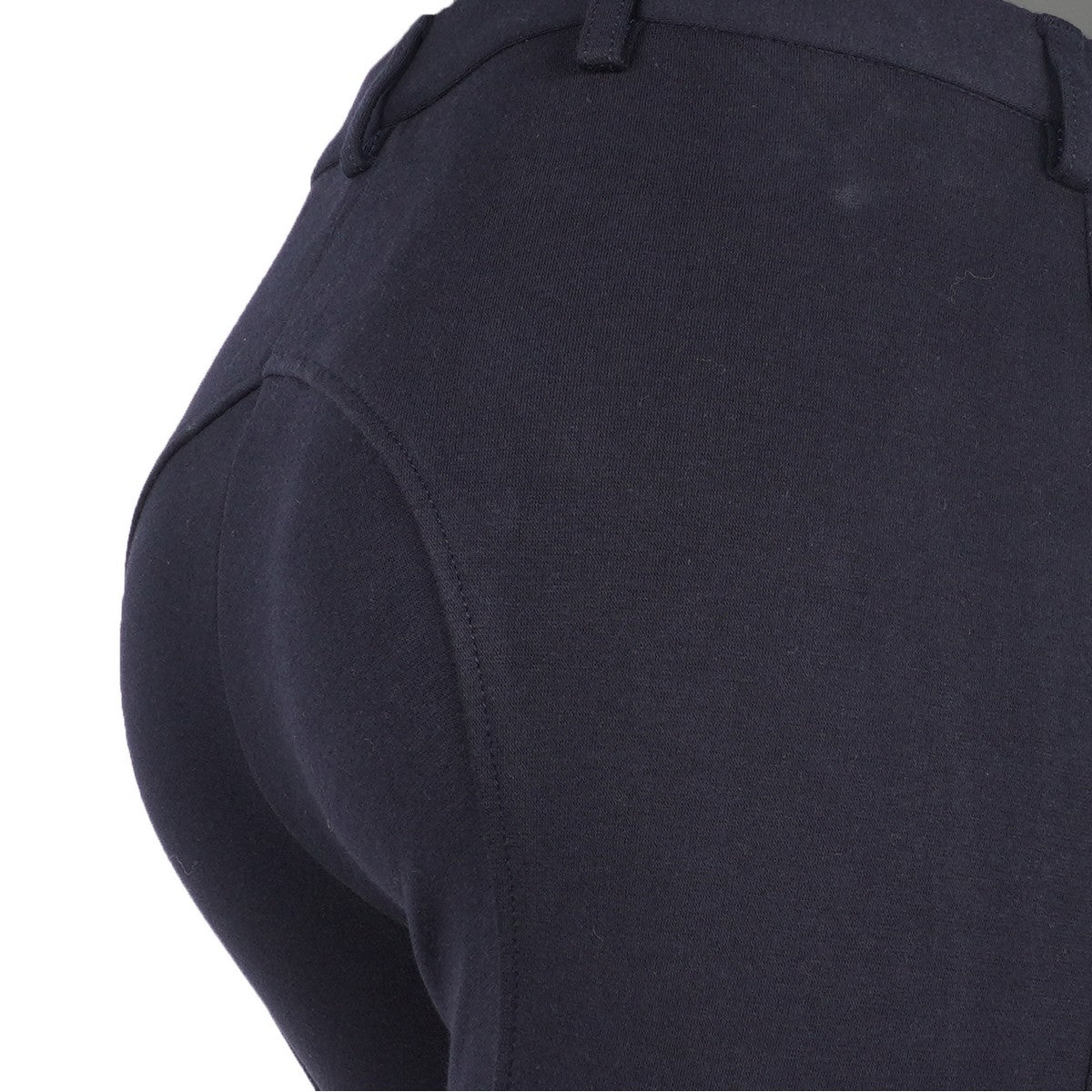 Saddlehugger Rijbroek Knee Patch Dames Navy