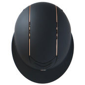 EQUITHÈME Cap Elegance Rose Gold Zwart Matt