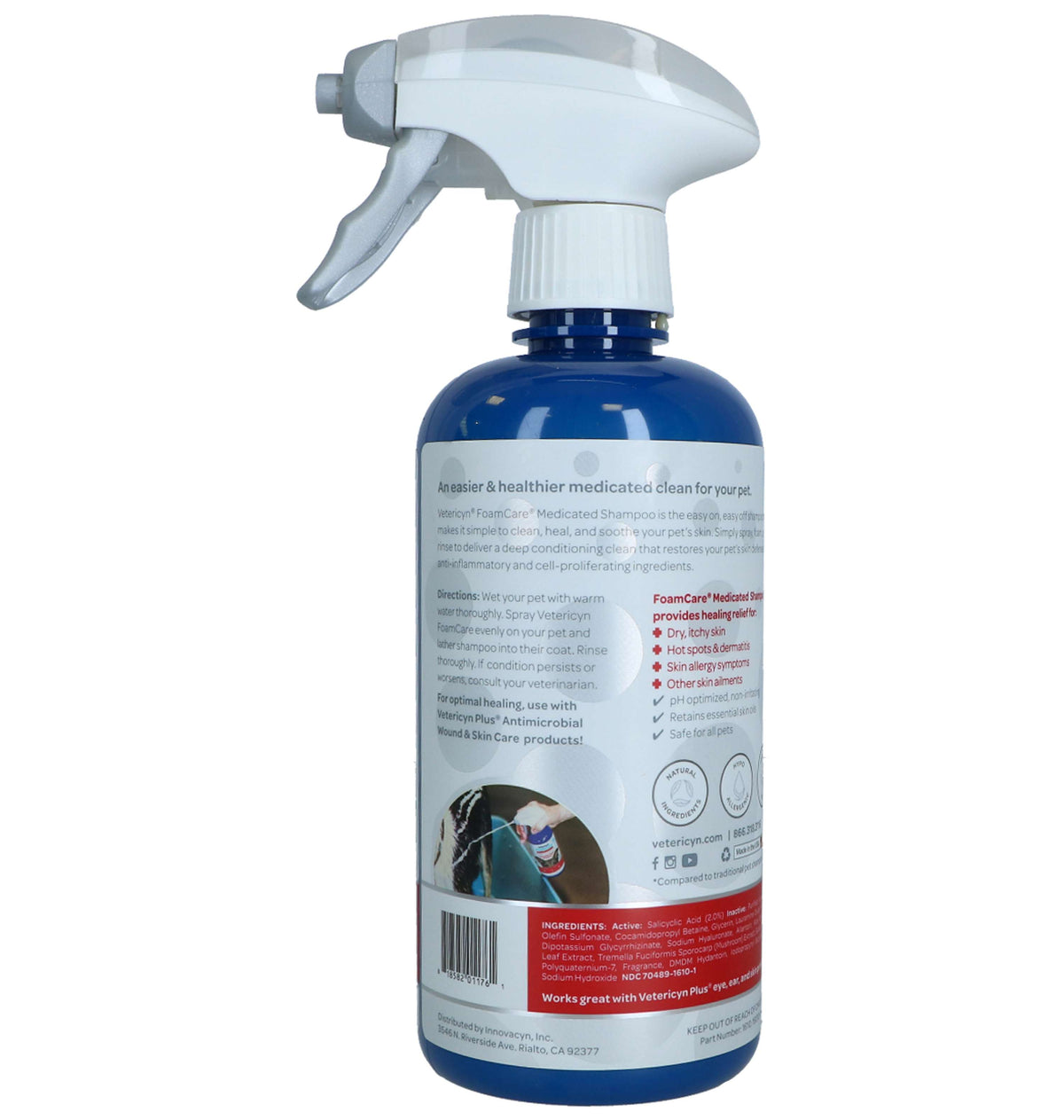 Vetericyn Foamcare Huisdierenshampoo Medicated