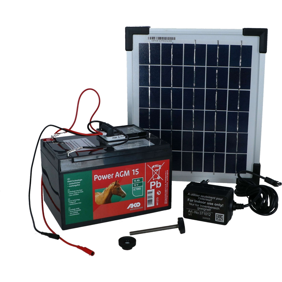 Ako Solar-Set AGM Accu 5 Watt