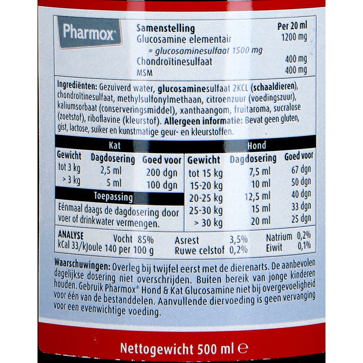 Pharmox Glucosamine Hond/Kat