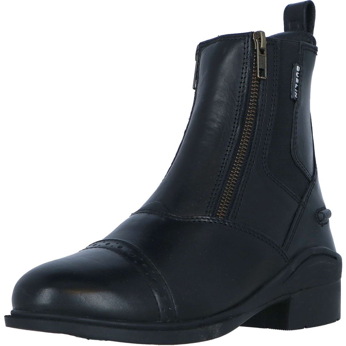 Dublin Boots Evolution Double Zip Front Zwart