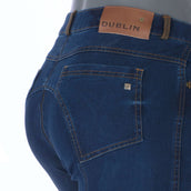 Dublin Rijbroek Shona Knie Stuk Denim Blauw Denim