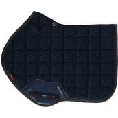 LeMieux Zadeldekje Carbon Mesh Air Square CC Navy