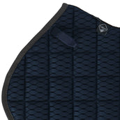 LeMieux Zadeldekje Carbon Mesh Air Square CC Navy