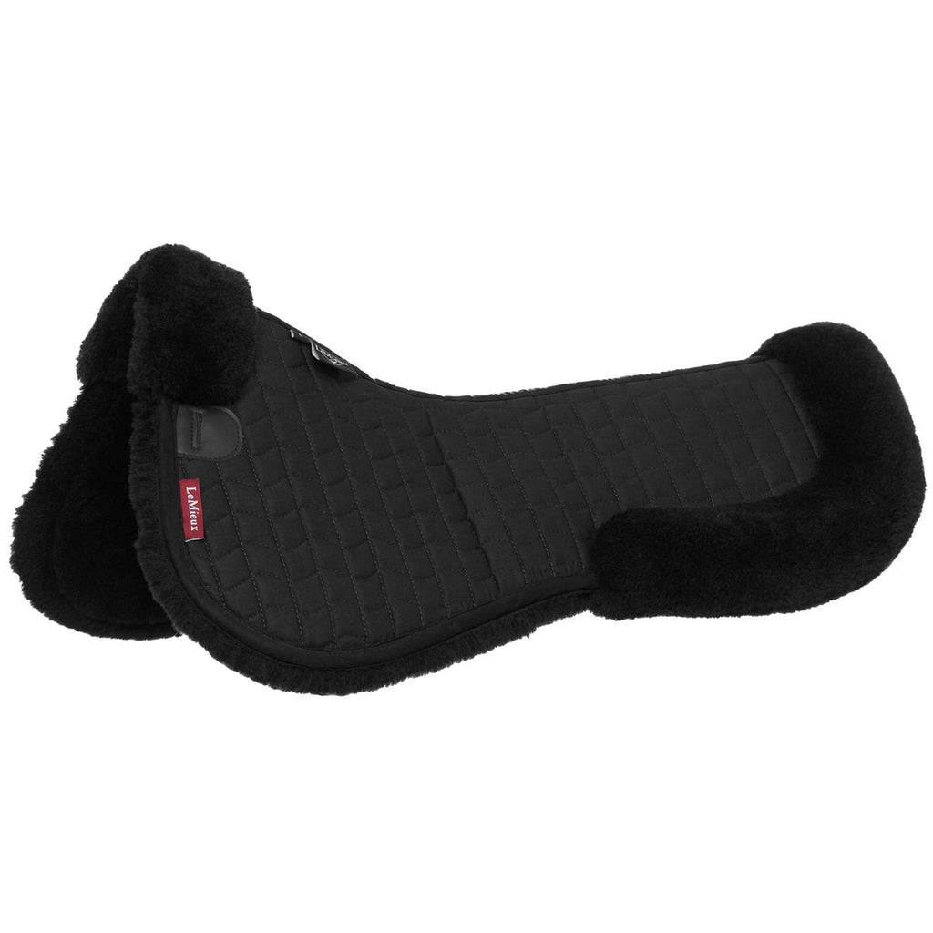 LeMieux Zadelonderlegger Merino Wol Zwart/Zwart