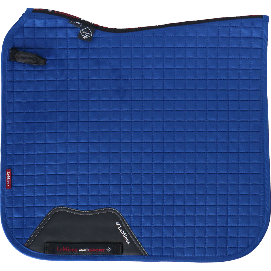 LeMieux Zadeldekje Luxury Square Dressuur Benetton Blue