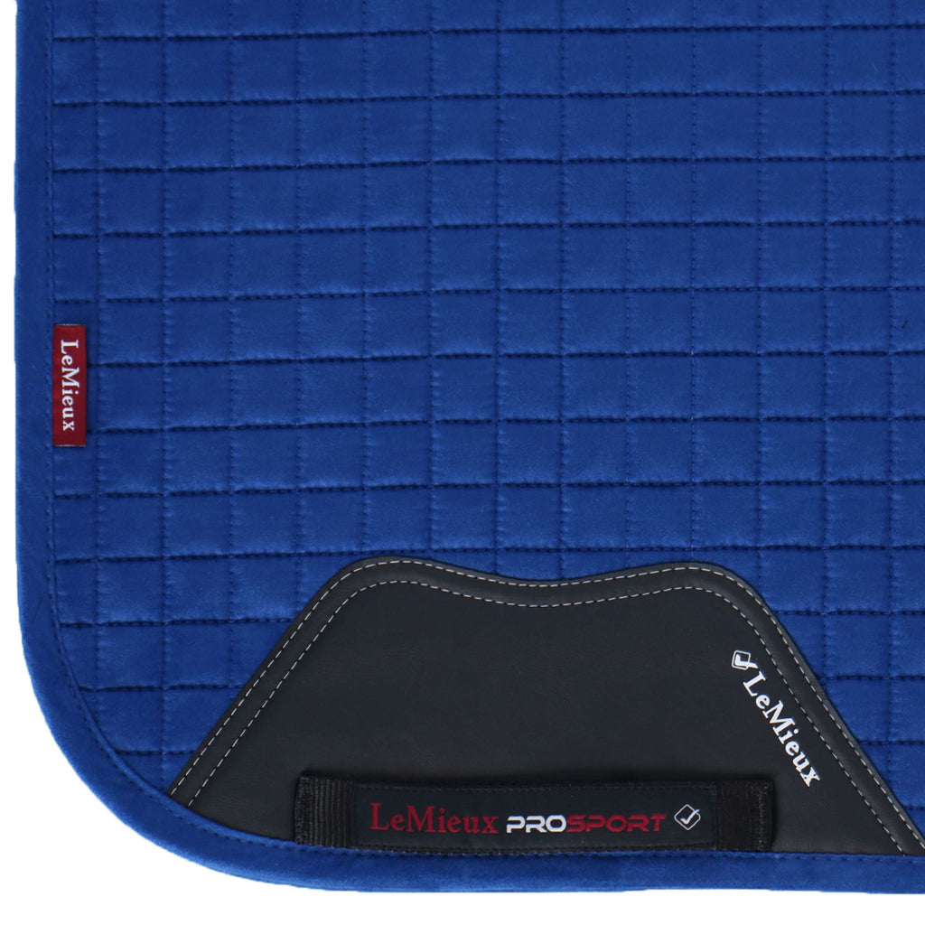 LeMieux Zadeldekje Luxury Square Dressuur Benetton Blue