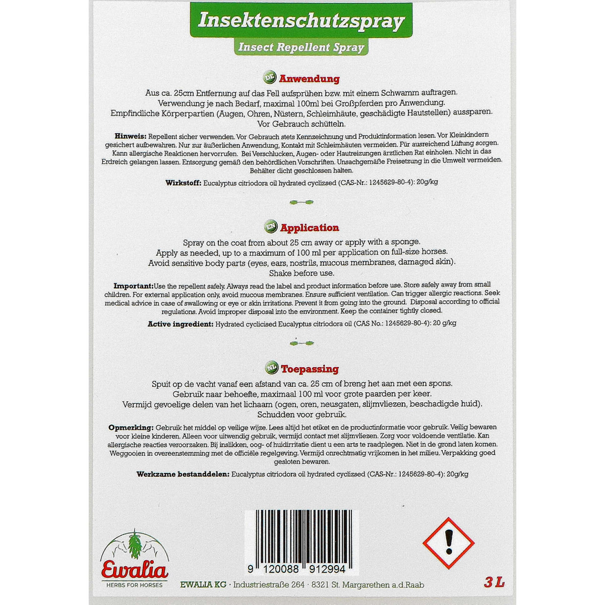 Ewalia Insect Weerstand Spray