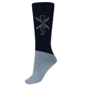 Oxer Socks Slim Foot 3-pack Donkerblauw