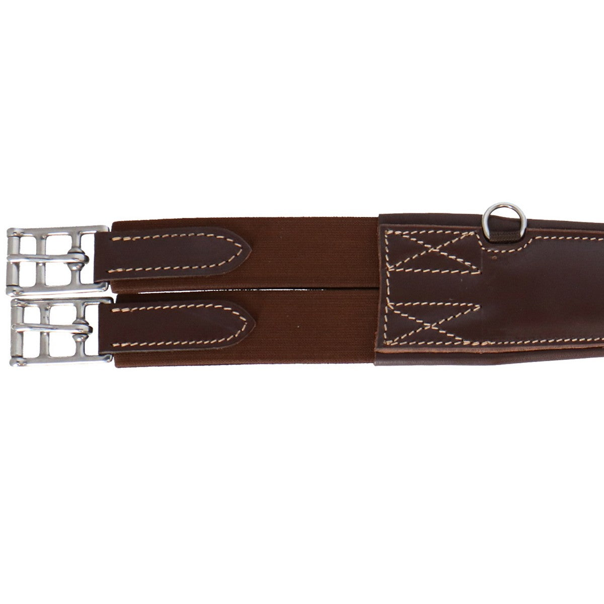 LJ-Leathers Singel Leder Buikflap Licht Bruin