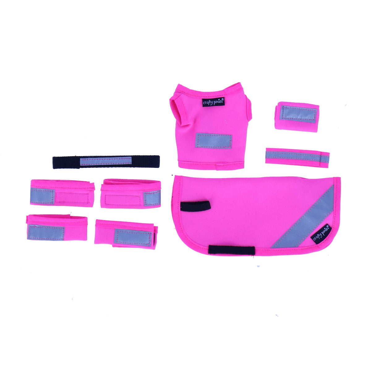 Crafty Ponies Hi Viz Roze DE