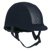 Charles Owen Cap AYR8 PLUS Midnight Blue Silver