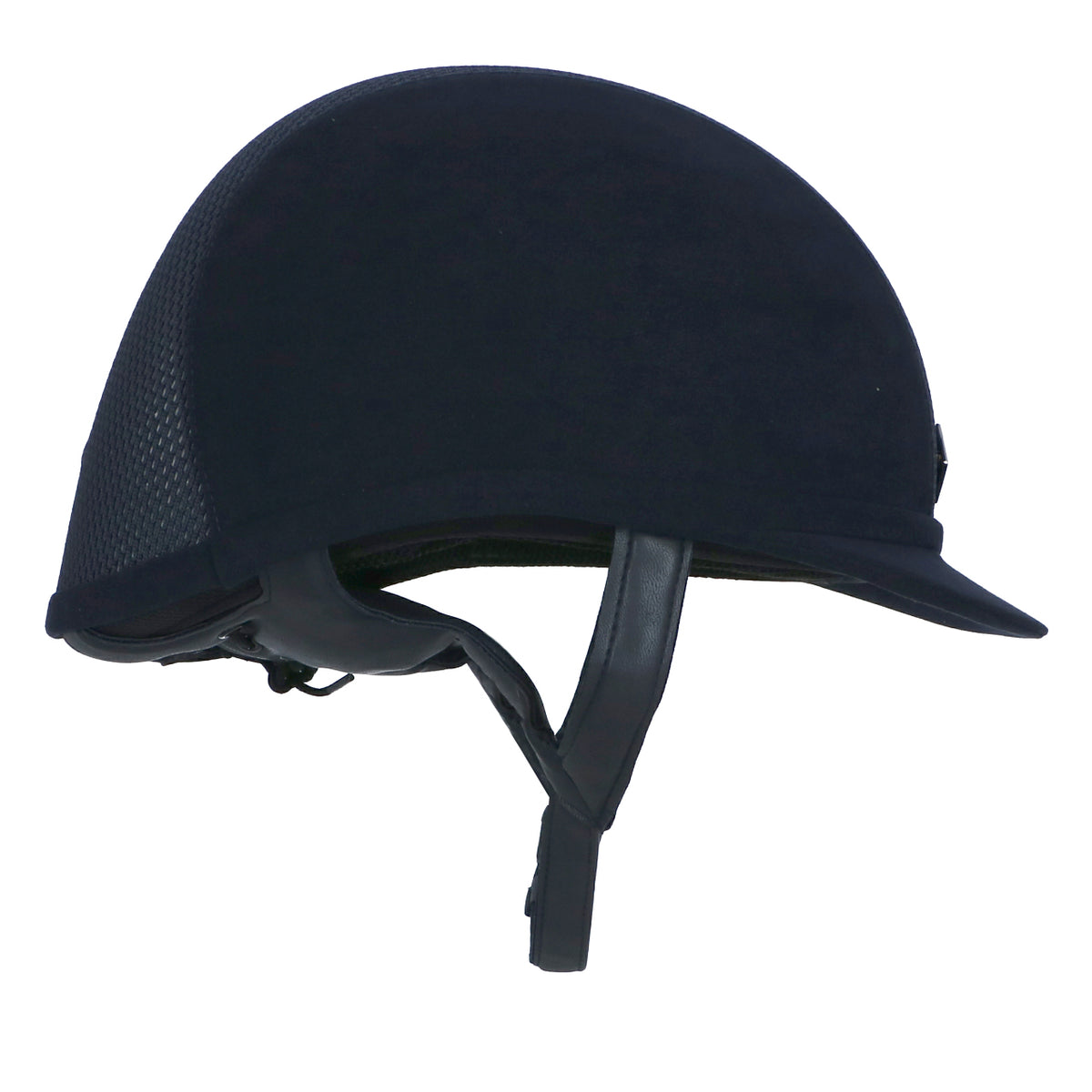 Charles Owen Cap AYR8 PLUS Midnight Blue Silver