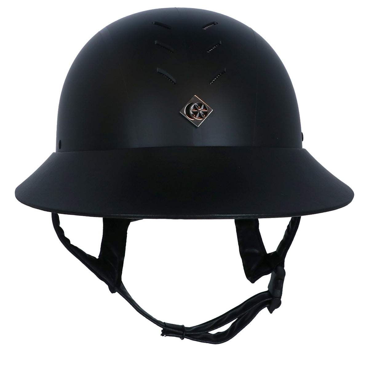 Charles Owen Cap MyPS Wide Peak Black