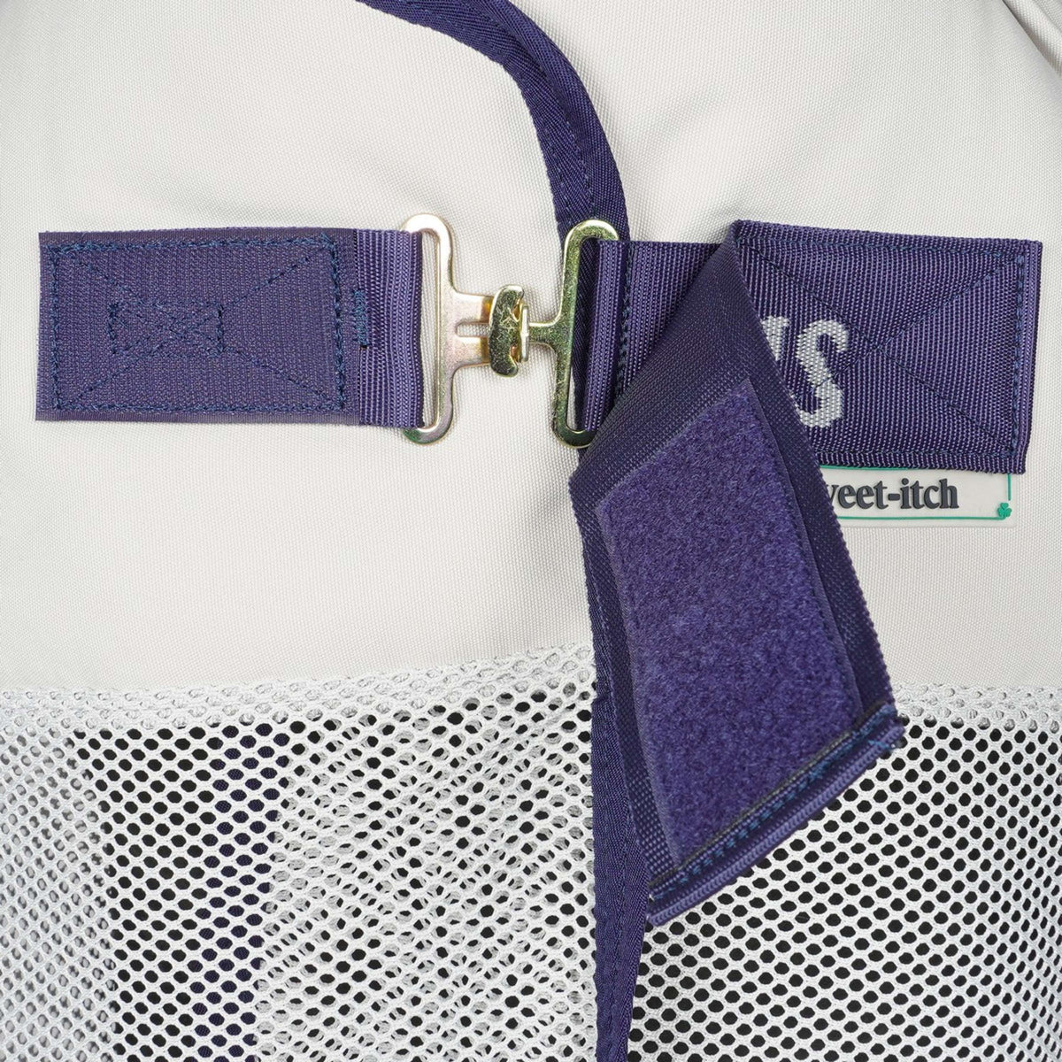 Bucas Eczeemdeken Sweet-Itch X Light Big Neck Silver