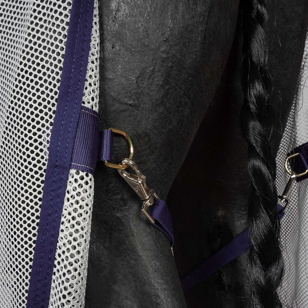 Bucas Eczeemdeken Sweet-Itch X Light Big Neck Silver