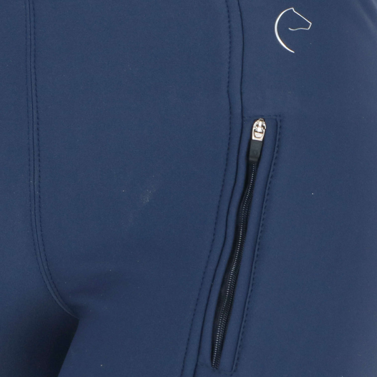 EQUITHÈME Rijlegging Dolomyt Softshell, Silicone Zit Donkerblauw