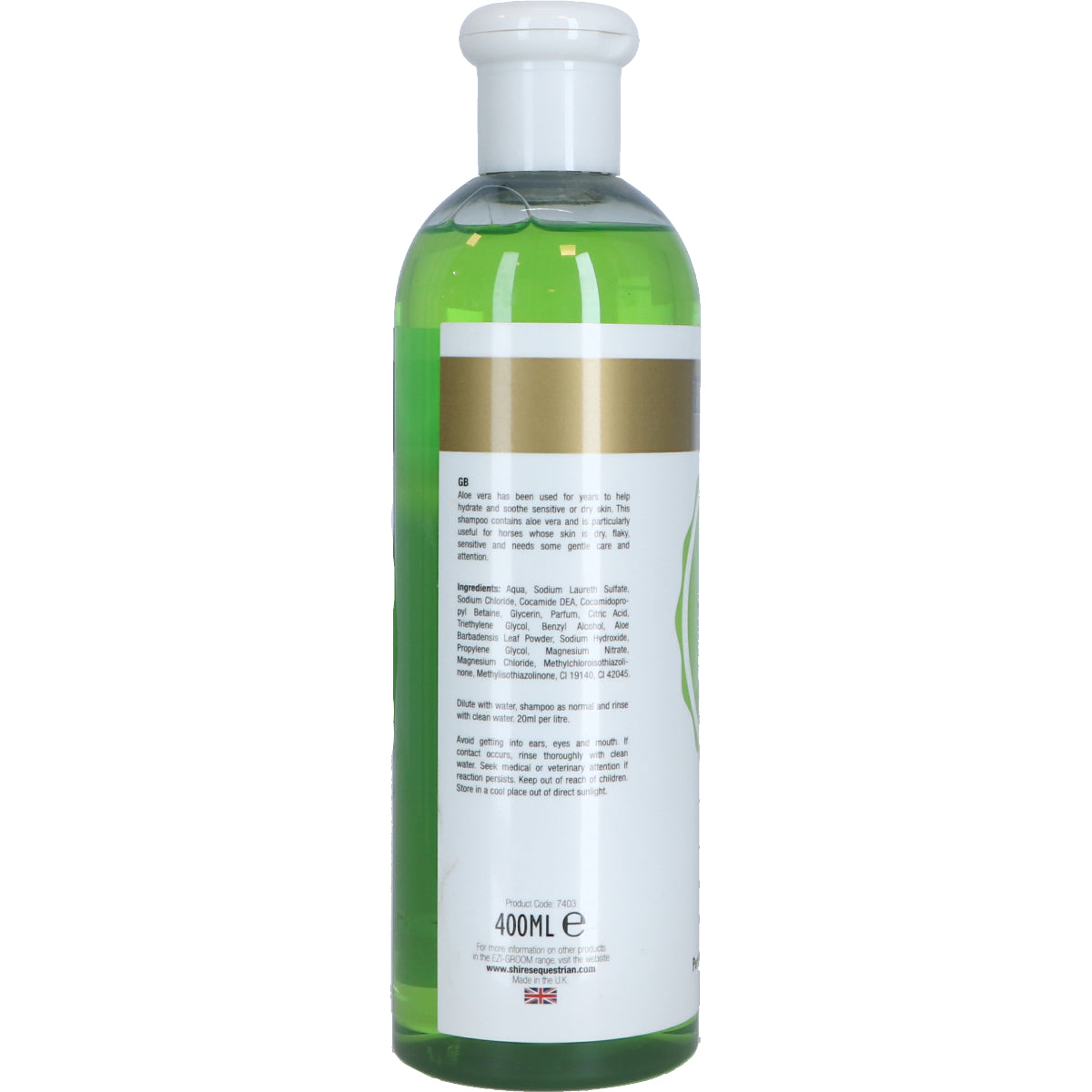 Ezi-groom Shampoo Aloe Vera Groen