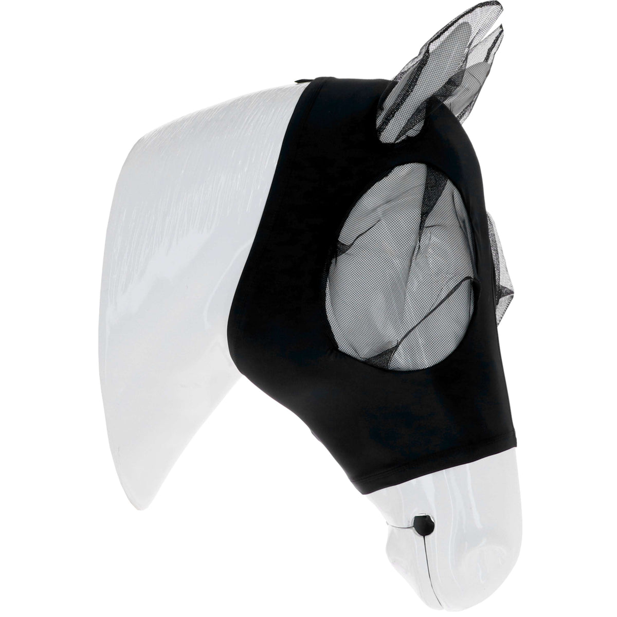 WeatherBeeta Vliegenmasker Stretch Bug Eye Saver met Oren Zwart/Zwart