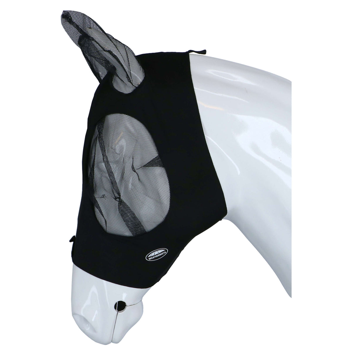 Weatherbeeta Vliegenmasker Stretch Bug Eye Saver met Oren Zwart/Zwart